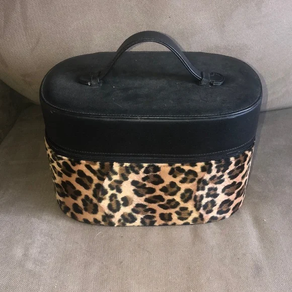 Large cheetah train case - Picture 1 of 4